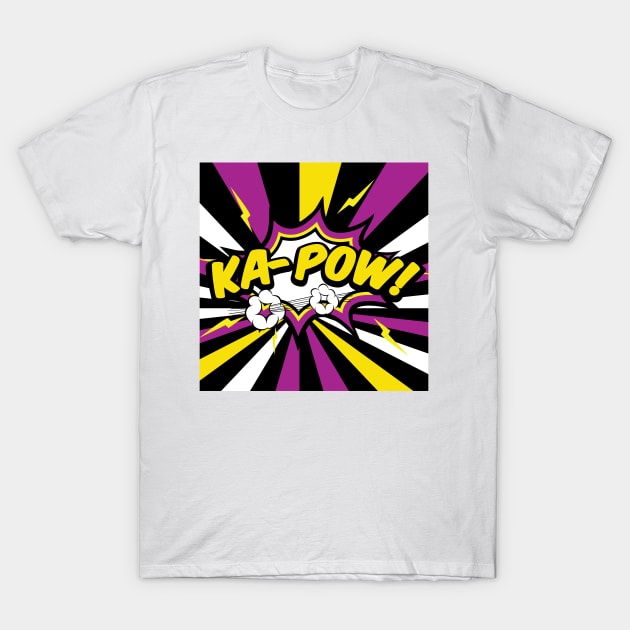 Ka Pow pop art T-Shirt by Raintreestrees7373